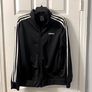 Adidas Black & White Track Jacket Sz XL